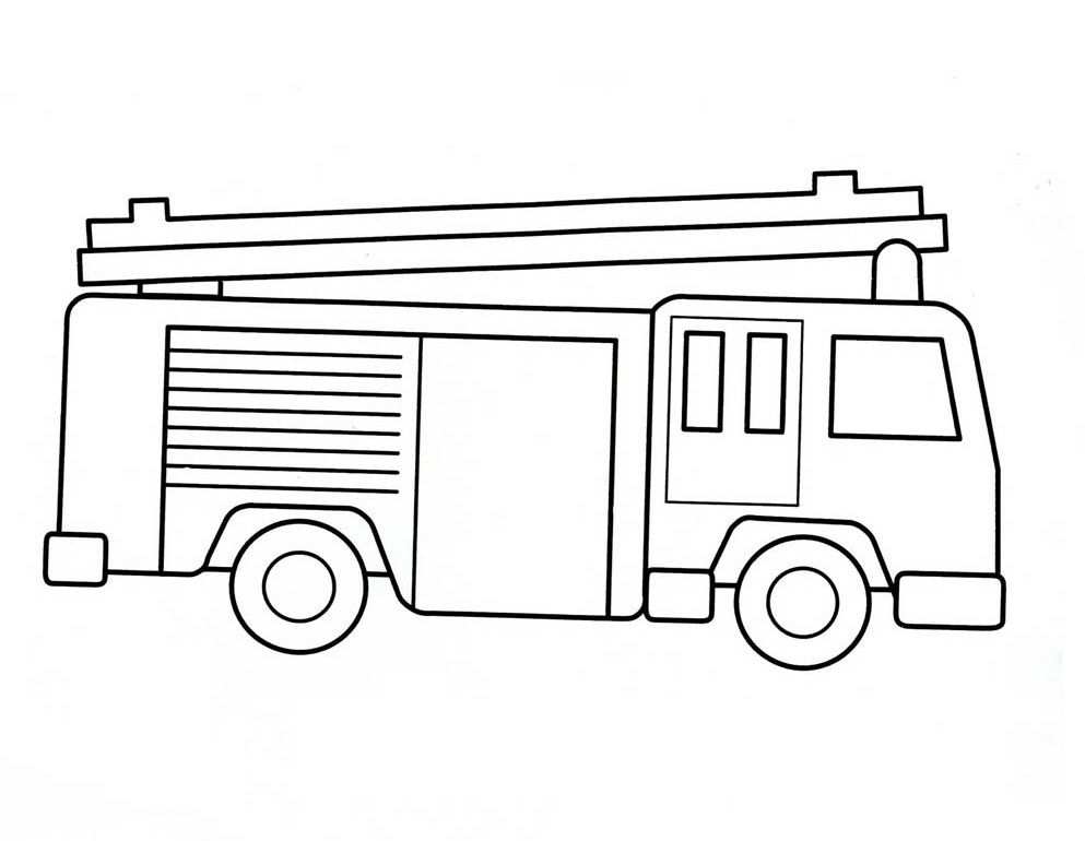 Kleurplaat Vrachtwagen Met Aanhanger